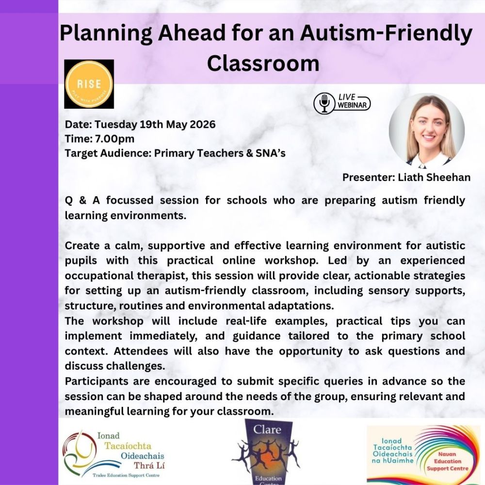 SP26-138 Planning Ahead for an Autism-Friendly Classroom 